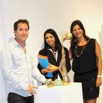 ARTIST IGNACIO GANA, DESIGNER MAITE GRANDA AND CATALINA MARIN