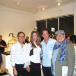 LEFT TO RIGHT-RICARDO GONZALEZ, BLANCA COREA, IGNACIO GANA AND POET SILVIO AMBROGI