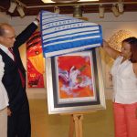colombian-artist-&-poster-designer-Marta-Visbal,-Ambassador-Luis