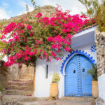 Architecture of Chefchaouen, Morocco.