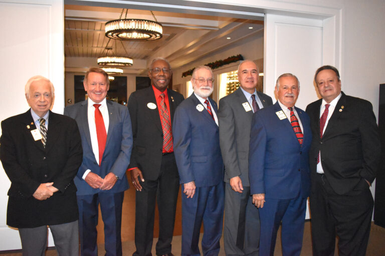Key Biscayne Lions Club members are proud of their lifelong camaraderie, dedication and involvement in the community.