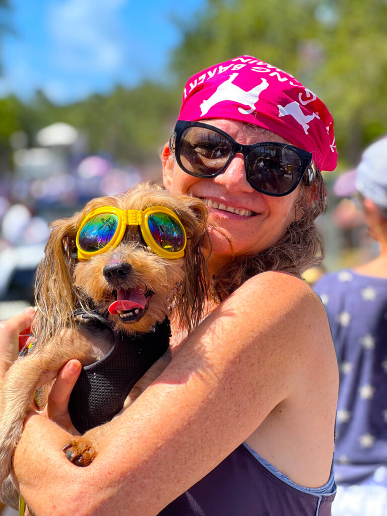 Even the pooches got patriotic during the Key Biscayne 4th of July Parade.
