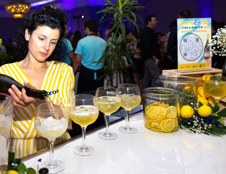 Zonin USA debuted a refreshing bubbles-inspired cocktail to the delight of guests