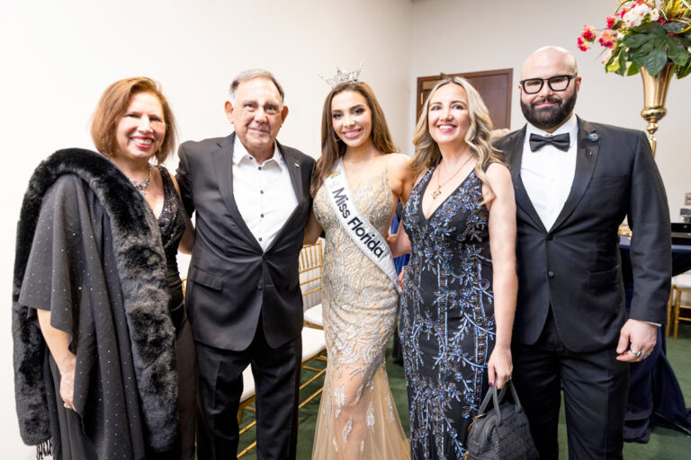 Fariba & Jorge Sibila, Miss Florida Juliette Valle, Estrellita S. Sibila & Jorge Arauz