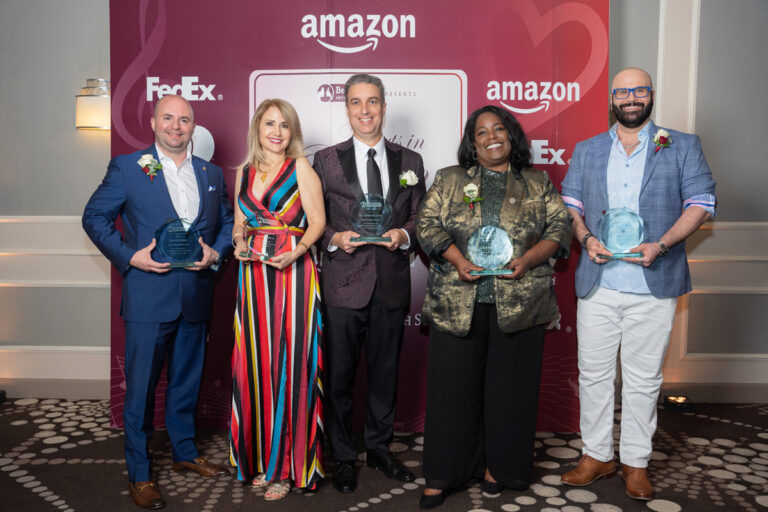 Stronger Together Award Honorees: David Pruna, Liliam Lopez, Dr. Anthony Cruz, Michelle Johnson & Jorge Arauz