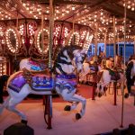 festival beach boardwalk merry-go-round horseback ride