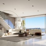 Vita at Grove Isle – Penthouse Living Room