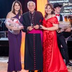 Carolina Feldman, Monsignor Salvador Piñeiro, Archbishop of Ayacucho & Sonia Lumbreras