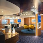 Redesigned Future Cruise office onboard , as seen on newly enhanced MSC Splendida