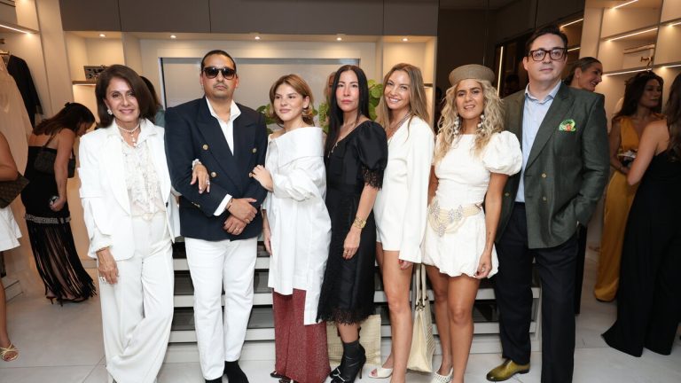 Designers Pilar Ibarra Vargas, Alejandro Barzaga, Cristina Uribe, Brenda Noy, Elizabeth Buenaventura, Katherine Cordero & Gio Isaza