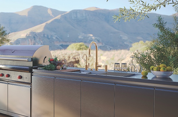 COTO Series by California Faucets: The Luxury Outdoor Kitchen